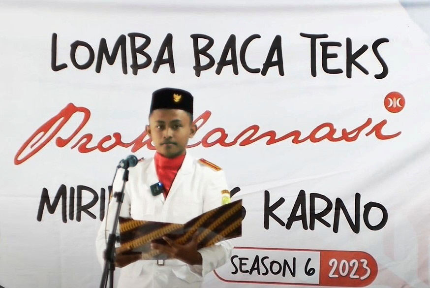 You are currently viewing Siswa SMAIT ABBSKP Sukses Menjadi Orator Terbaik Mirip Bung Karno Tahun 2023